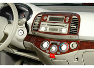 Nissan Micra K12 2003–2010 Dashboard sierlijsten Titanium foto 2