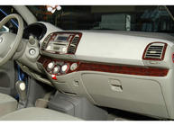 Nissan Micra K12 2003–2010 Dashboard sierlijsten Titanium foto 3