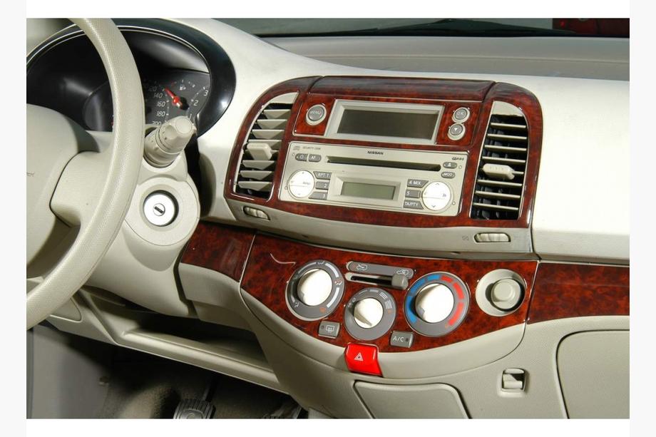 Nissan Micra K12 2003–2010 Dashboard sierlijsten Carbonlook Foto 2