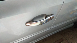 Opel Vectra C 2002–2008 Deurgreep covers (set van 4, RVS) OmsaLine - Italiaans roestvrij staal foto 8