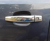 Opel Vectra C 2002–2008 Deurgreep covers (set van 4, RVS) OmsaLine - Italiaans roestvrij staal foto 3