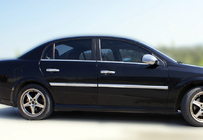 Opel Vectra C 2002–2008 Buiten raamomlijsting set (4-delig, RVS) Carmos - Turks staal foto 3