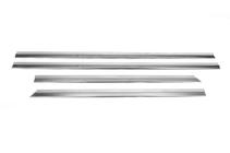 Opel Vectra C 2002–2008 RVS afdekkappen voor deurlijsten (set 4 stuks) Carmos - Turks staal foto 2