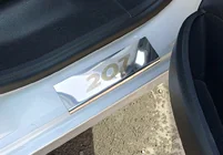Peugeot 207 2006–2014 Carmos instaplijsten RVS (4 stuks) foto 2