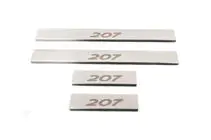 Peugeot 207 2006–2014 Carmos instaplijsten RVS (4 stuks) foto 3
