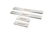 Peugeot 207 2006–2014 Carmos instaplijsten RVS (4 stuks) foto 6