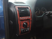 Opel Astra G Classic 1998–2012 Dashboard sierlijsten Houtlook foto 2
