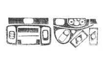 Renault Trafic 2001–2015 Dashboard sierlijsten Carbonlook foto 5