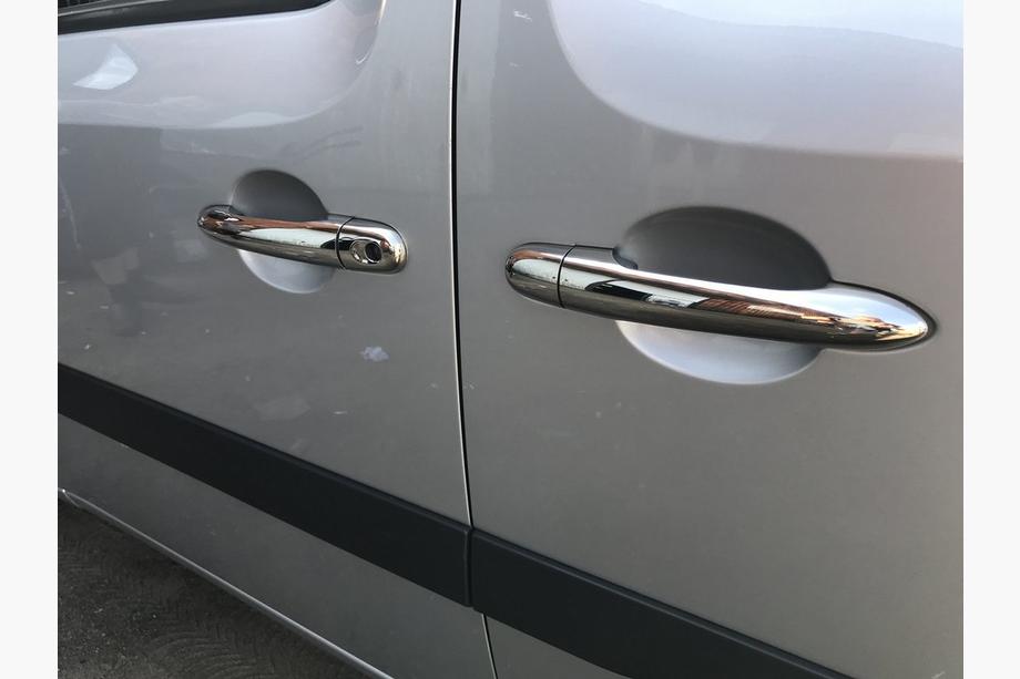 Renault Kangoo 2008–2020 RVS deurgreepkappen 3 stuks, OmsaLine - Italiaans roestvrij staal Foto 2
