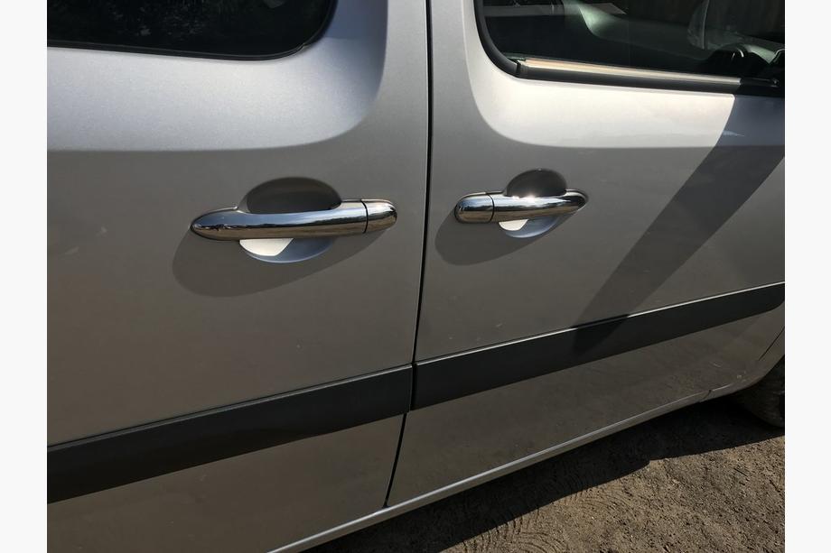 Renault Kangoo 2008–2020 RVS deurgreepkappen 3 stuks, OmsaLine - Italiaans roestvrij staal Foto 4