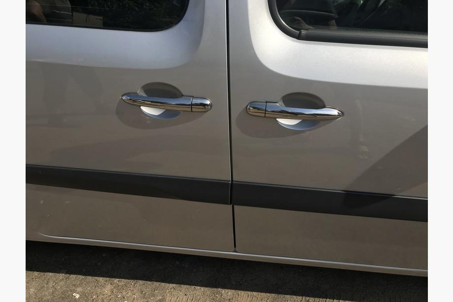Renault Kangoo 2008–2020 RVS deurgreepkappen 3 stuks, OmsaLine - Italiaans roestvrij staal Foto 6