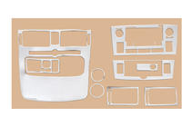 Toyota Avensis 2003–2009 Dashboard sierlijsten Small Aluminium foto 1