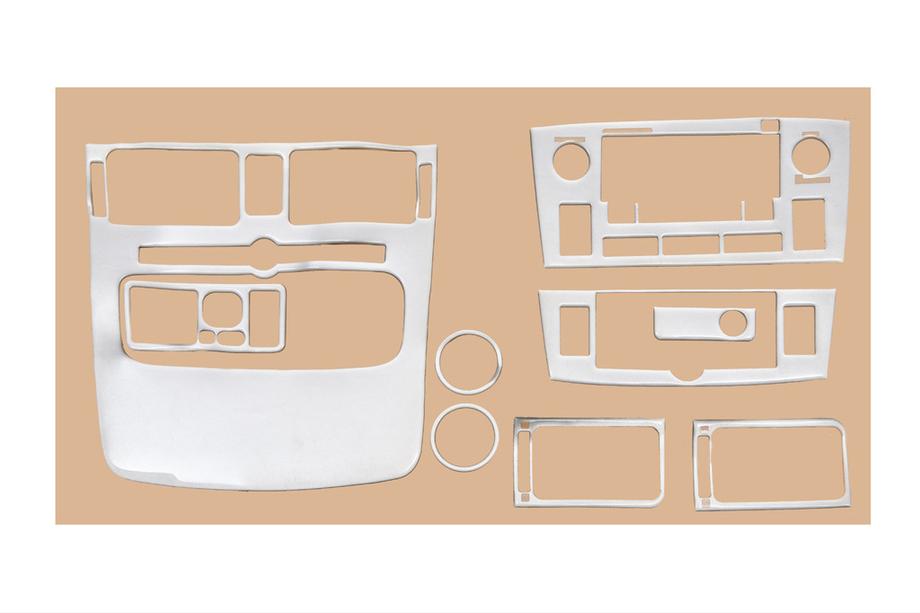 Toyota Avensis 2003–2009 Dashboard sierlijsten Small Aluminium Image