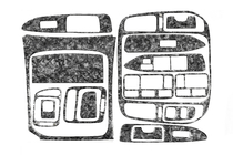 Toyota Land Cruiser 100 1998–2007 Dashboard sierlijsten Carbonlook foto 4
