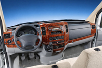 Volkswagen Crafter 2006–2016 Dashboard sierlijsten (set van 50 stuks) Aluminium foto 1
