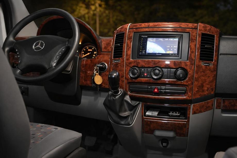 Volkswagen Crafter 2006–2016 Dashboard sierlijsten (set van 50 stuks) Houtlook Foto 2