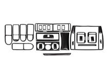 Volkswagen Passat B5 1997–2005 Dashboardpanelen 2004-2005 Aluminium foto 5