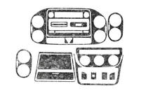 Volkswagen Golf Plus 2004–2014 Dashboard sierlijsten Carbonlook foto 3