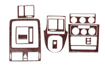 Volkswagen Touran 2003–2010 Dashboard sierlijsten Houtlook foto 1