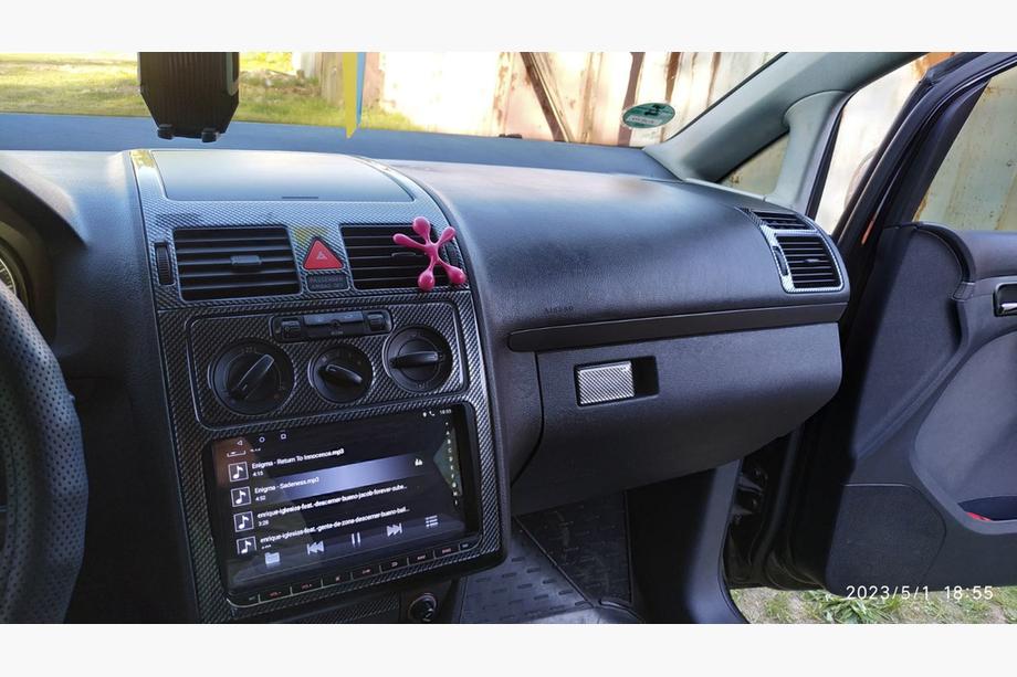 Volkswagen Touran 2003–2010 Dashboard sierlijsten Titanium Foto 11