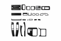 Toyota Land Cruiser Prado 120 2002–2009 Dashboard sierlijsten voor auto-interieur Geel foto 1