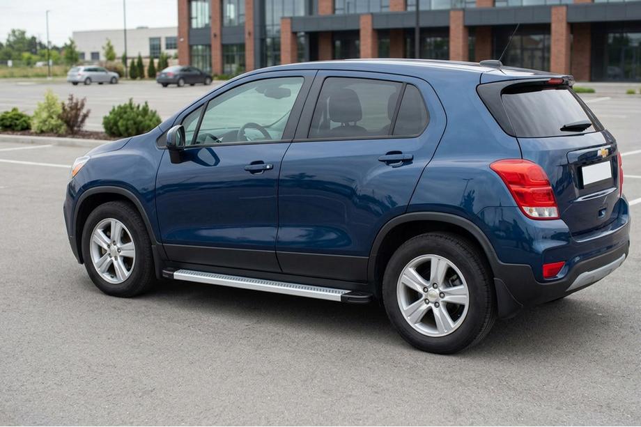 Chevrolet Trax 2012–2023 Zijtreden Maya V2 (set van 2, aluminium) Image