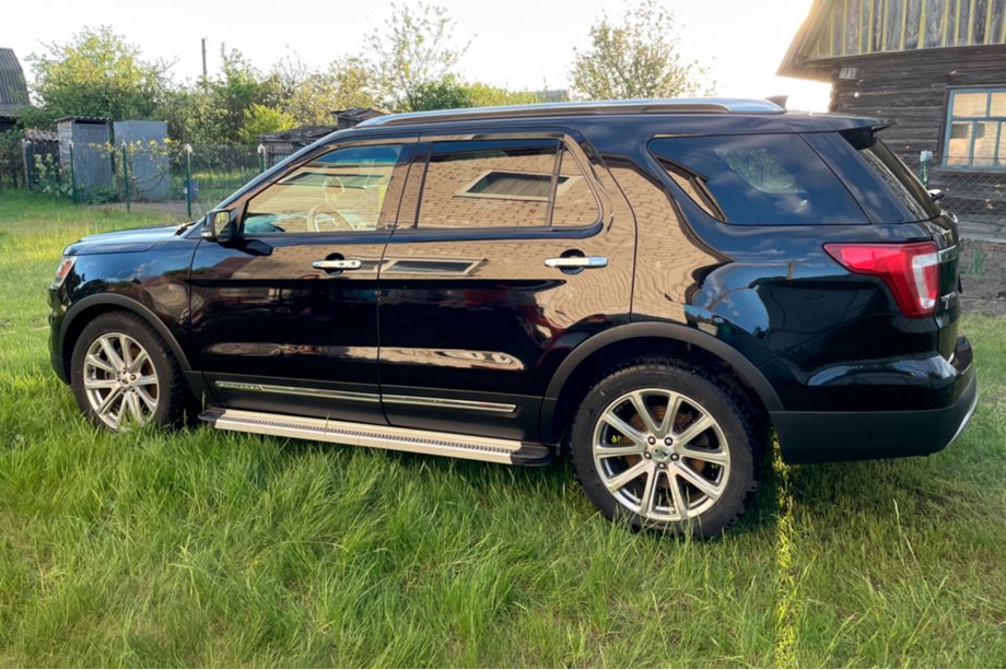 Ford Explorer 2011–2019 Zijtreden Maya V2 (set van 2, aluminium) Image