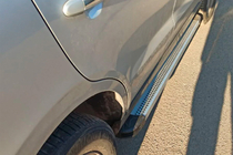 Hyundai Santa Fe 2 2006–2012 Zijtreden Maya V2 (set van 2, aluminium) foto 1