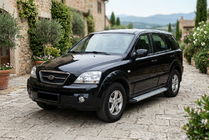 Kia Sorento I BL 2002–2009 Zijtreden Maya V2 (set van 2, aluminium) foto 1