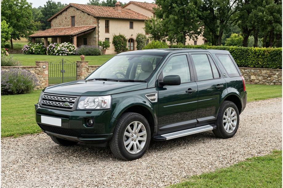 Land Rover Freelander II 2006–2014 Zijtreden Maya V2 (set van 2, aluminium) Image