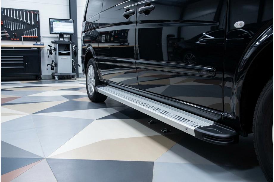 Mercedes Viano 2004–2014 Zijtreden Maya V2 (set van 2, aluminium) Image