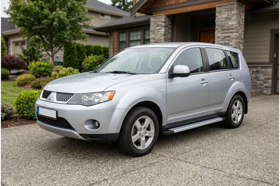 Mitsubishi Outlander 2006–2012 Zijtreden Maya V2 (set van 2, aluminium) Foto 1