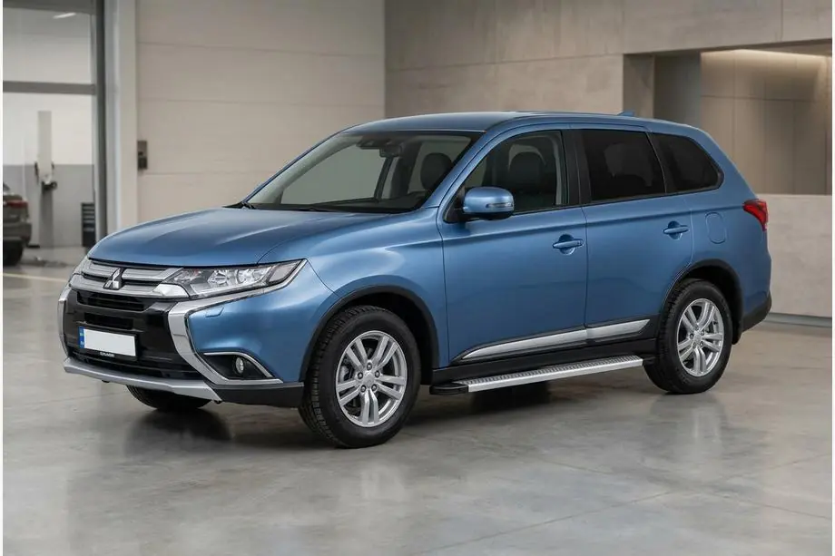 Mitsubishi Outlander 2012–2021 Zijtreden Maya V2 (set van 2, aluminium) Image