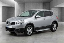 Nissan Qashqai 2010–2014 Zijtreden Maya V2 (set van 2, aluminium) foto 1