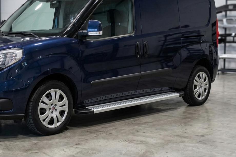 Opel Combo 2012–2018 Zijtreden Maya V2 (set van 2, aluminium) Image