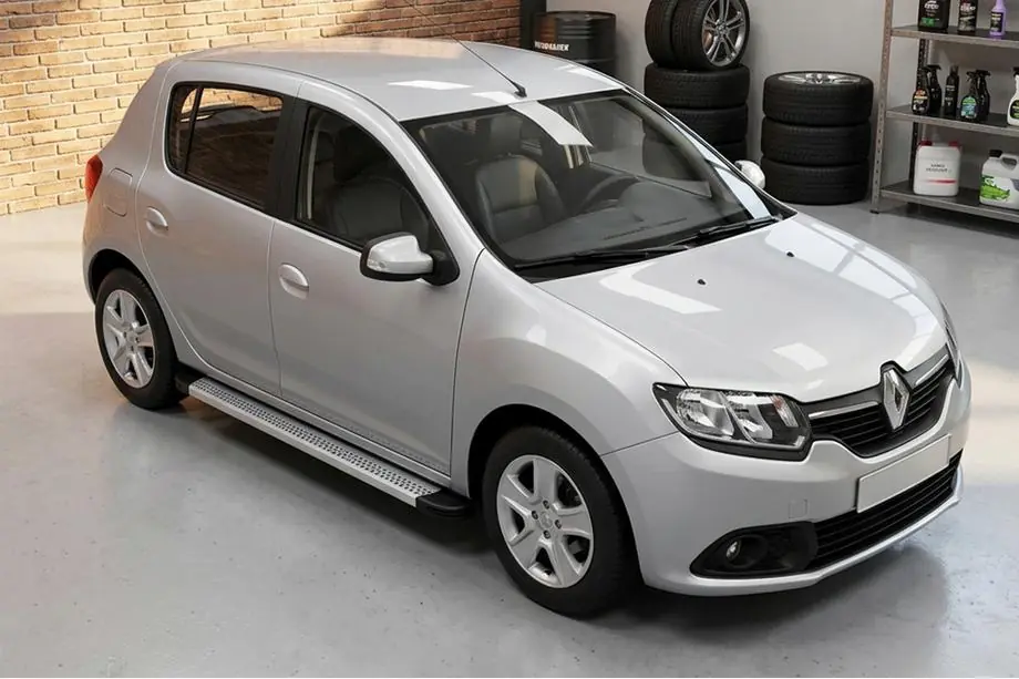 Renault Sandero 2013–2022 Zijtreden Maya V2 (set van 2, aluminium) Image