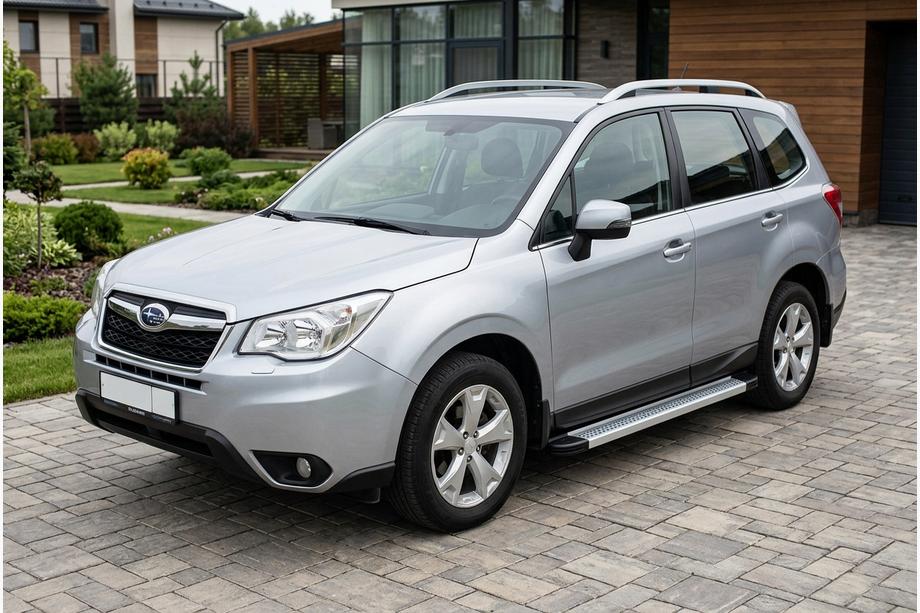 Subaru Forester 2013–2018 Zijtreden Maya V2 (set van 2, aluminium) Image