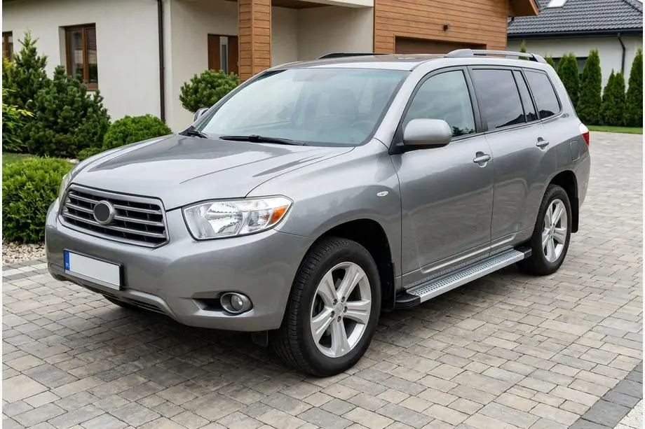 Toyota Highlander 2008–2013 Zijtreden Maya V2 (set van 2, aluminium) Image