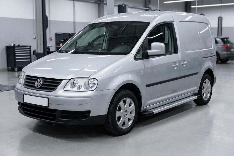Volkswagen Caddy 2004–2010 Zijtreden Maya V2 (set van 2, aluminium) Image