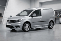 Volkswagen Caddy 2015–2020 Side steps Maya V2 (2 stuks, aluminium) Maxi basis foto 1
