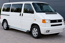 Volkswagen T4 Transporter 1990–2003 Zijtreden Maya V2 (set van 2, aluminium) Lange wielbasis foto 1