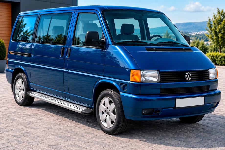 Volkswagen T4 Caravelle/Multivan 1990–2003 Zijtreden Maya V2 (set van 2, aluminium) Korte wielbasis Image