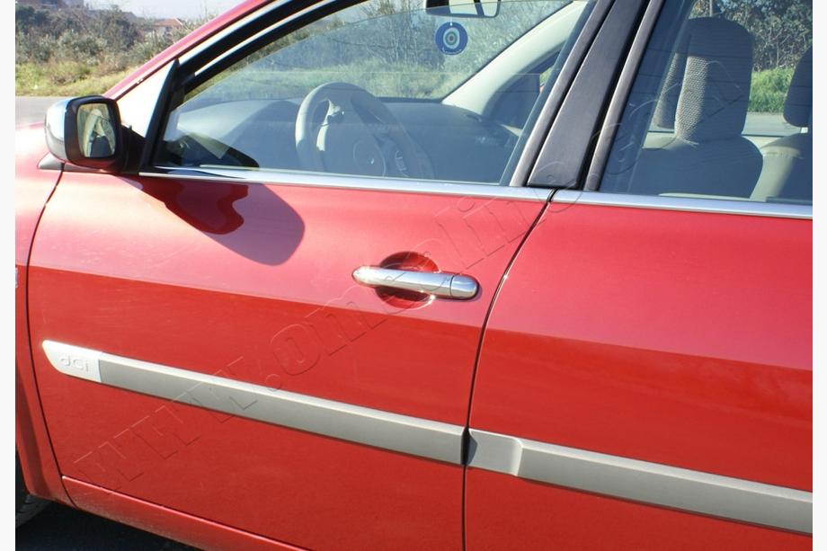 Renault Megane II 2004–2009 Deurgreep covers (set 4 stuks, RVS) OmsaLine - Italiaans roestvrij staal Foto 4