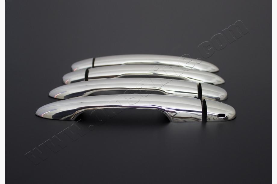 Renault Megane II 2004–2009 Deurgreep covers (set 4 stuks, RVS) OmsaLine - Italiaans roestvrij staal Foto 5