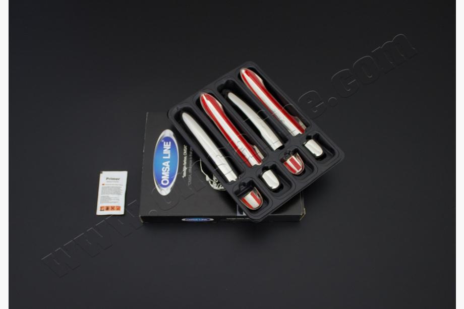 Renault Megane II 2004–2009 Deurgreep covers (set 4 stuks, RVS) OmsaLine - Italiaans roestvrij staal Foto 6