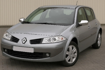 Renault Megane II 2004–2009 Spiegelkappen (2 st., kunststof) Carmos - Turks chroom, kunststof foto 1