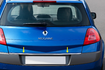 Renault Megane II 2004–2009 RVS kofferbakrand HB, Carmos - Turks staal foto 1