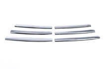 Renault Trafic 2001–2015 Radiateurgrille sierlijsten 2007-2015 (6-delig, RVS) foto 5