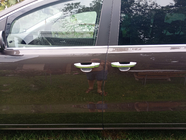 Seat Alhambra 2010– Deurgreep covers (set 4 stuks, RVS) Carmos - Turks staal foto 2