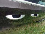 Seat Alhambra 2010– Deurgreep covers (set 4 stuks, RVS) Carmos - Turks staal foto 1
